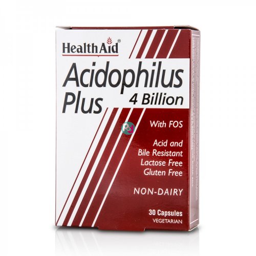 Health Aid Acidophilus Plus 4Billion 30Caps
